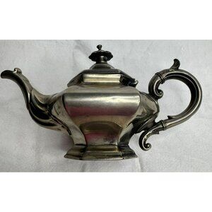 Antique James Dixon & Sons Teapot With Ornate Handle & Spout
